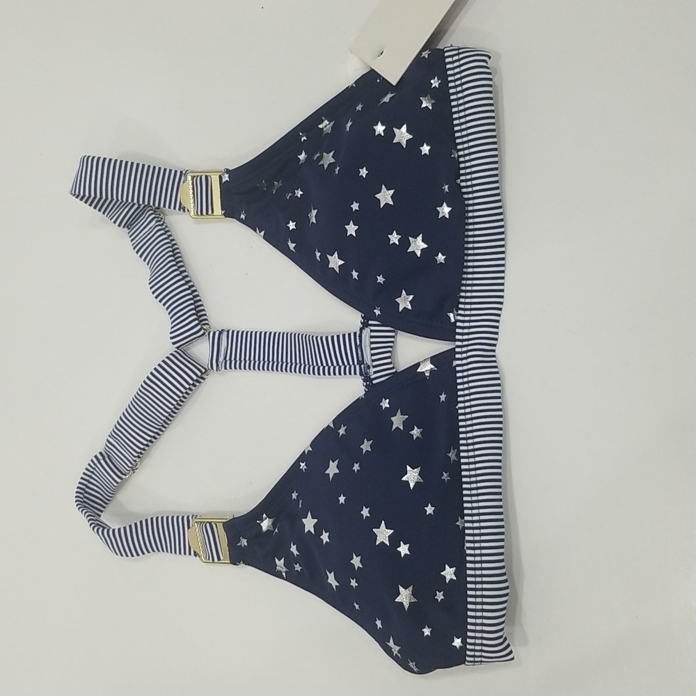 Star Racerback Triangle Bikini Top - Picture 3 of 8